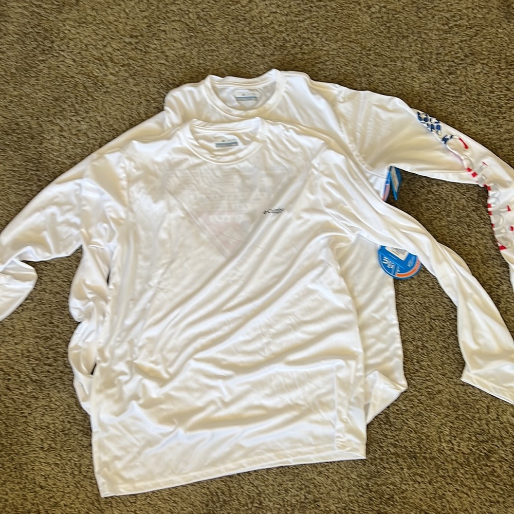 2-Columbia PFG sunshirts
